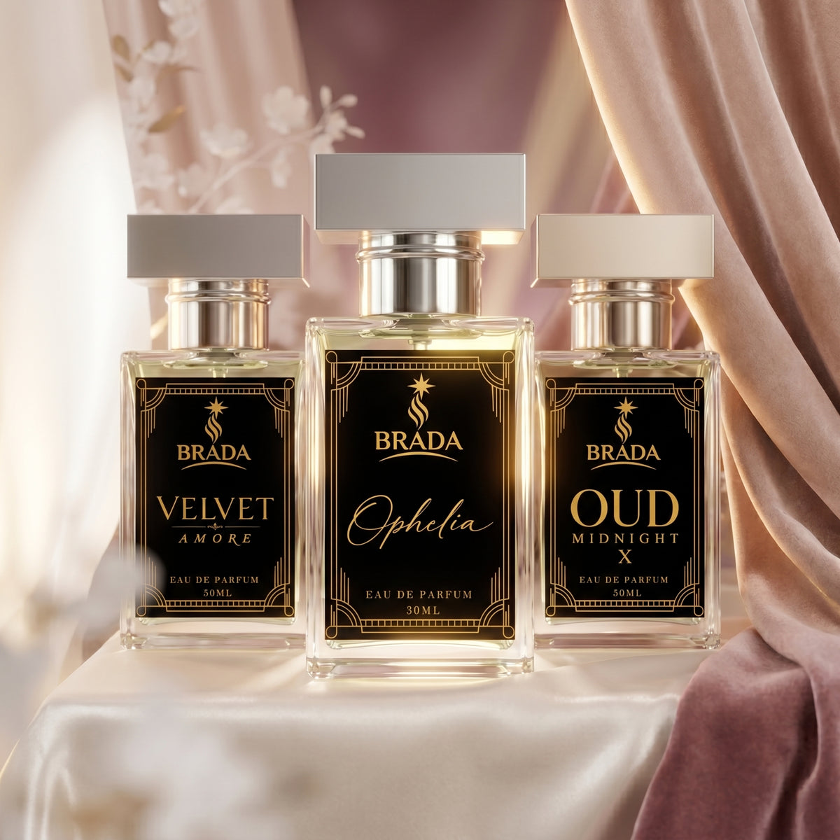 Her Veil – Women's Perfume Gift Set (3 × 30ml)