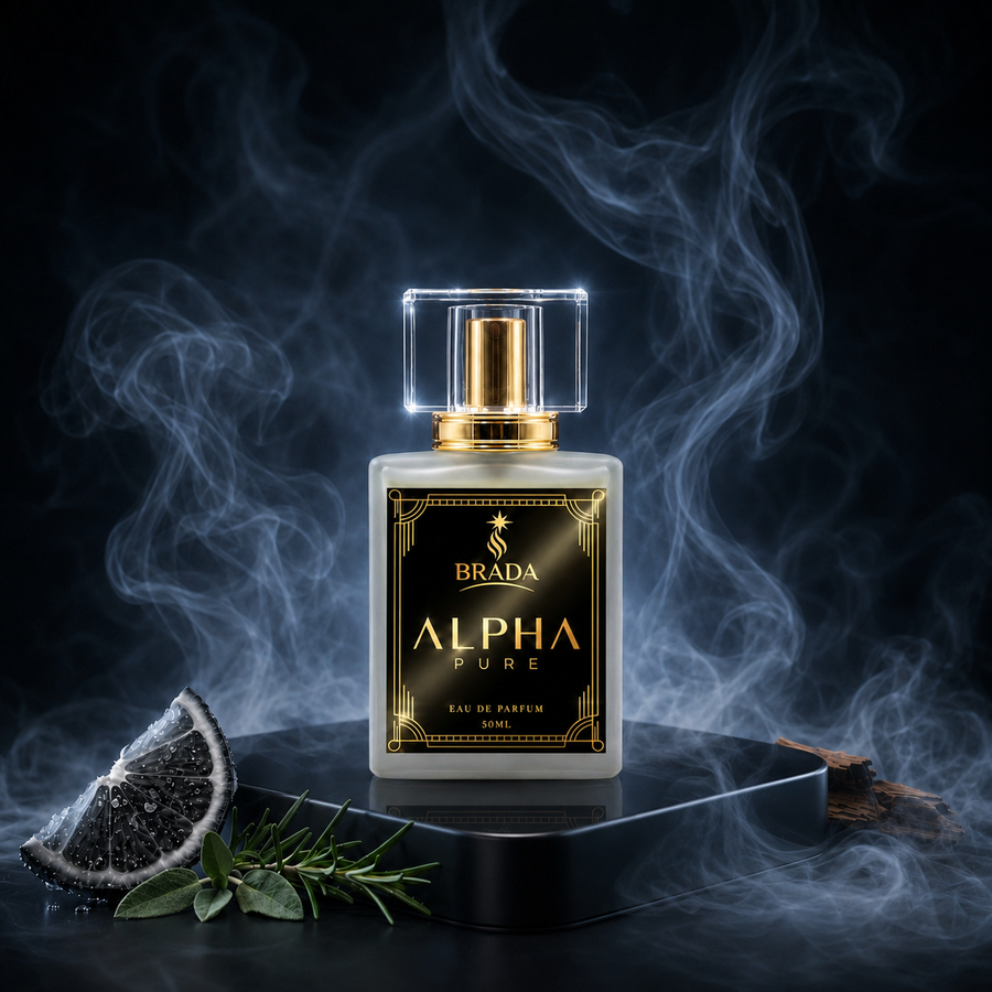 Alpha Pure – Fresh Woody Eau de Parfum for Men (50ml)