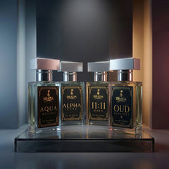Aura Vault – 4-Piece Perfume Discovery Set (4 × 30ml)