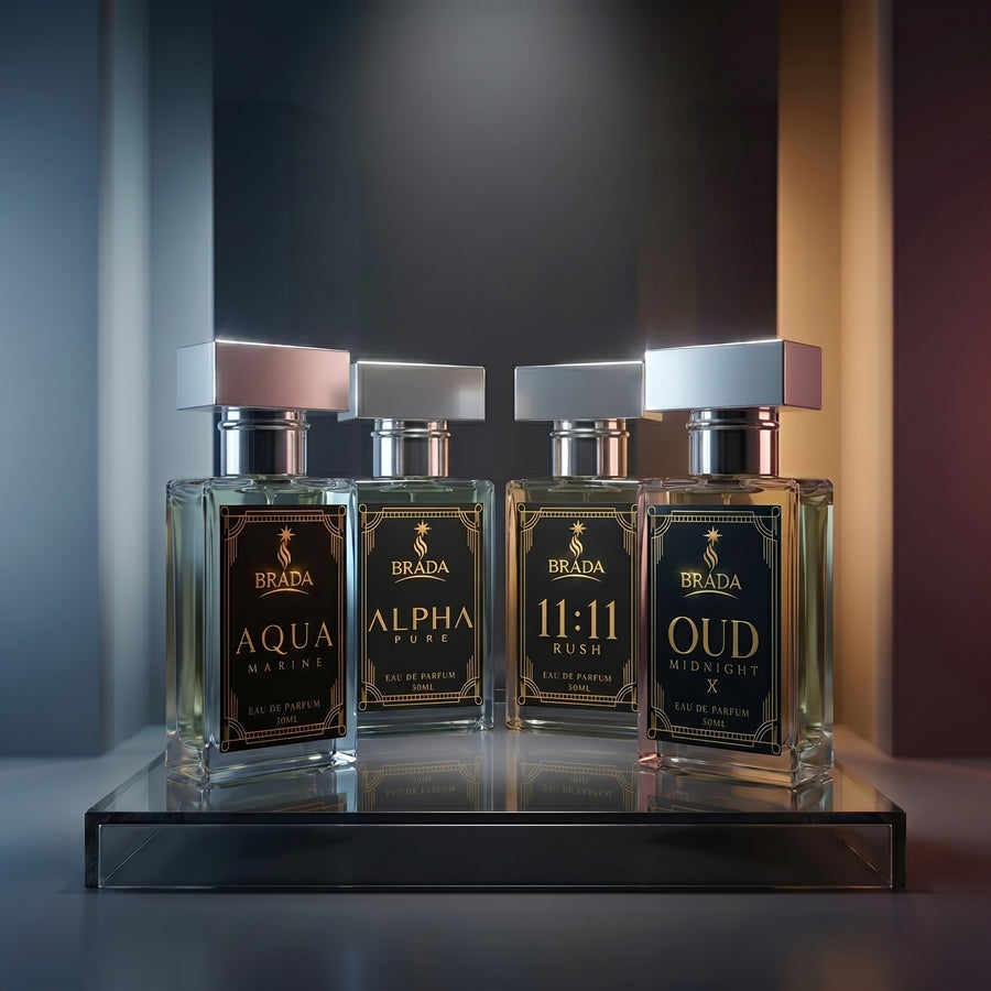 Aura Vault – 4-Piece Perfume Discovery Set (4 × 30ml)